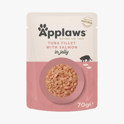 Picture of Applaws Tuna Fillet with Salmon in Jelly 70g Pouch